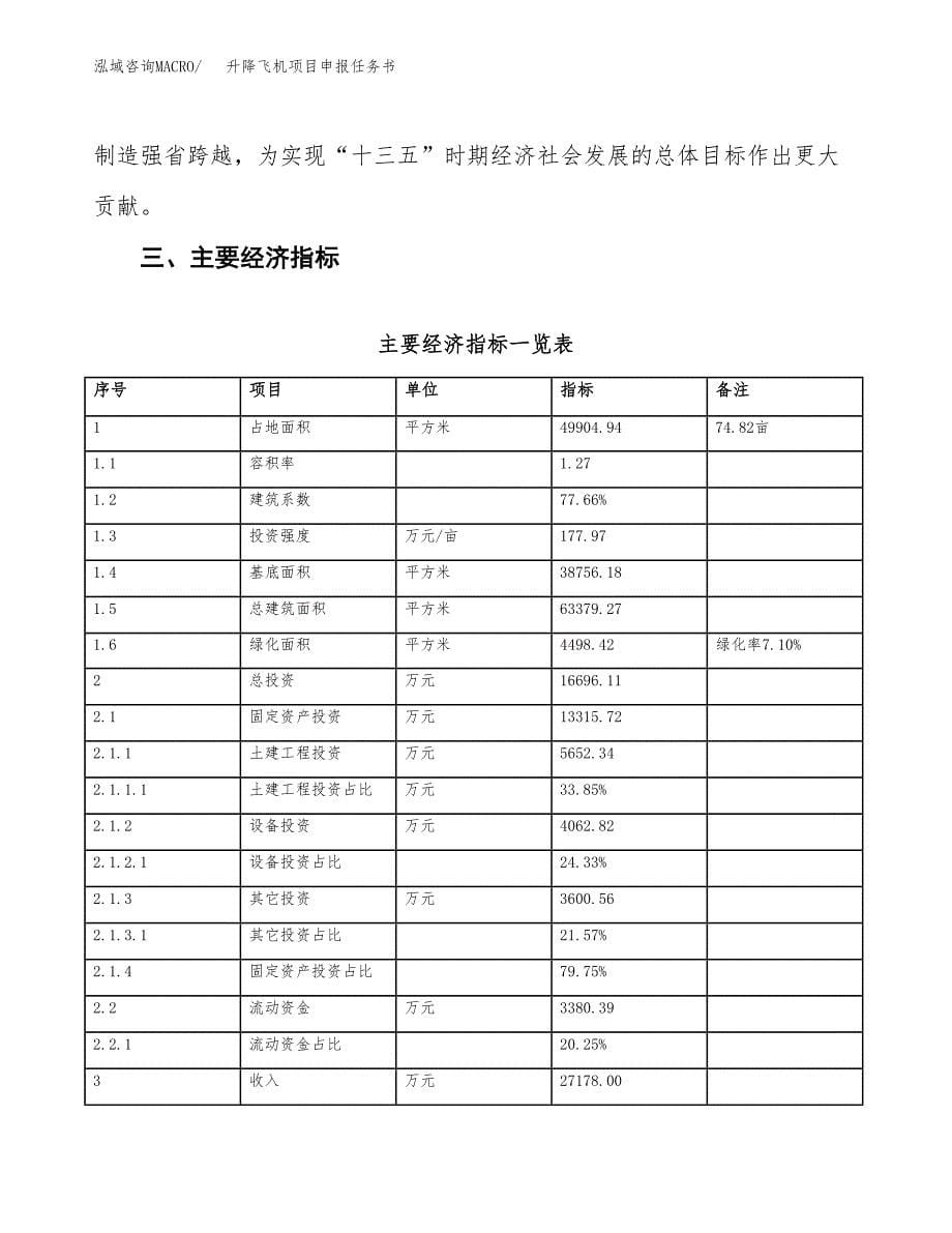 升降飞机项目申报任务书.docx_第5页