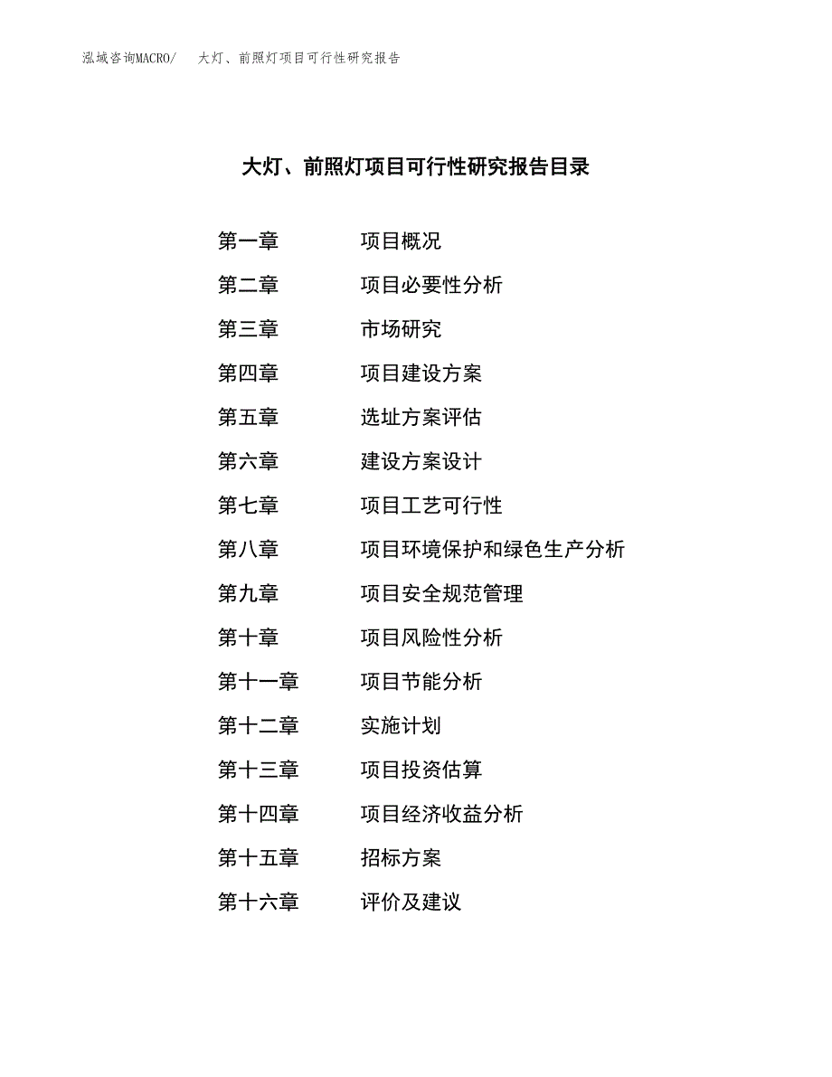 大灯、前照灯项目可行性研究报告（总投资5000万元）（19亩）_第2页