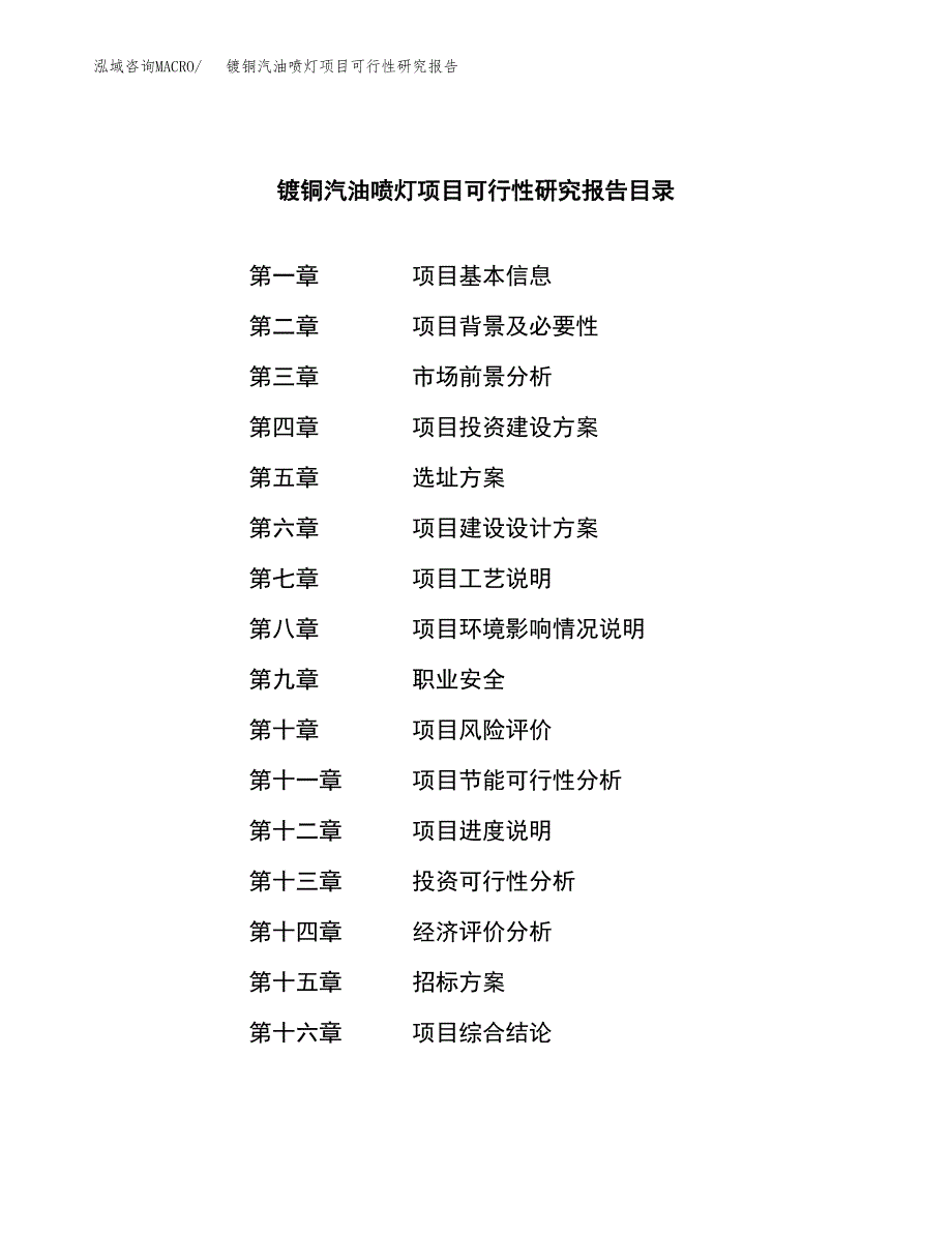 镀铜汽油喷灯项目可行性研究报告（总投资12000万元）（52亩）_第2页