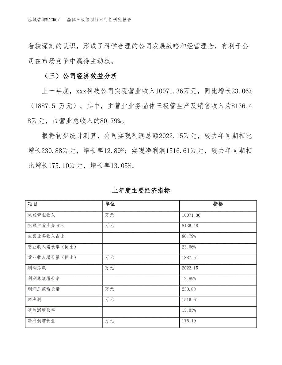 晶体三极管项目可行性研究报告（总投资6000万元）（30亩）_第5页