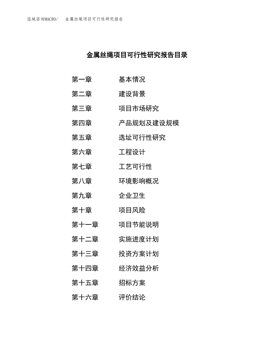 金属丝绳项目可行性研究报告（总投资20000万元）（88亩）_第2页