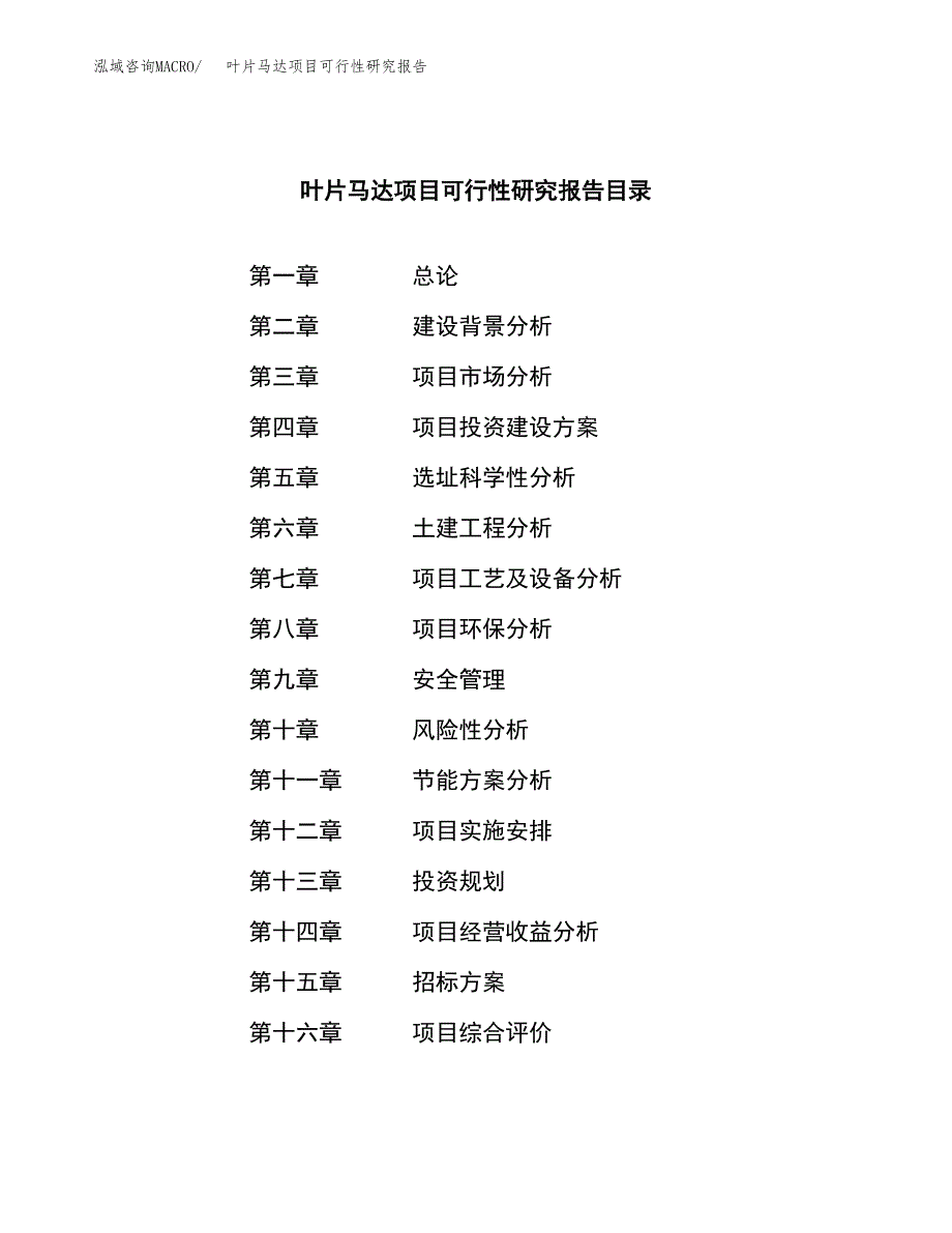 叶片马达项目可行性研究报告（总投资4000万元）（16亩）_第2页