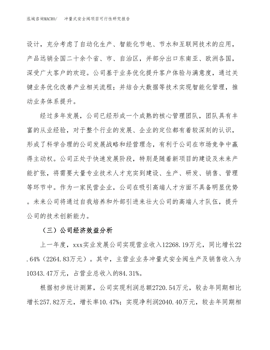 冲量式安全阀项目可行性研究报告（总投资15000万元）（69亩）_第4页