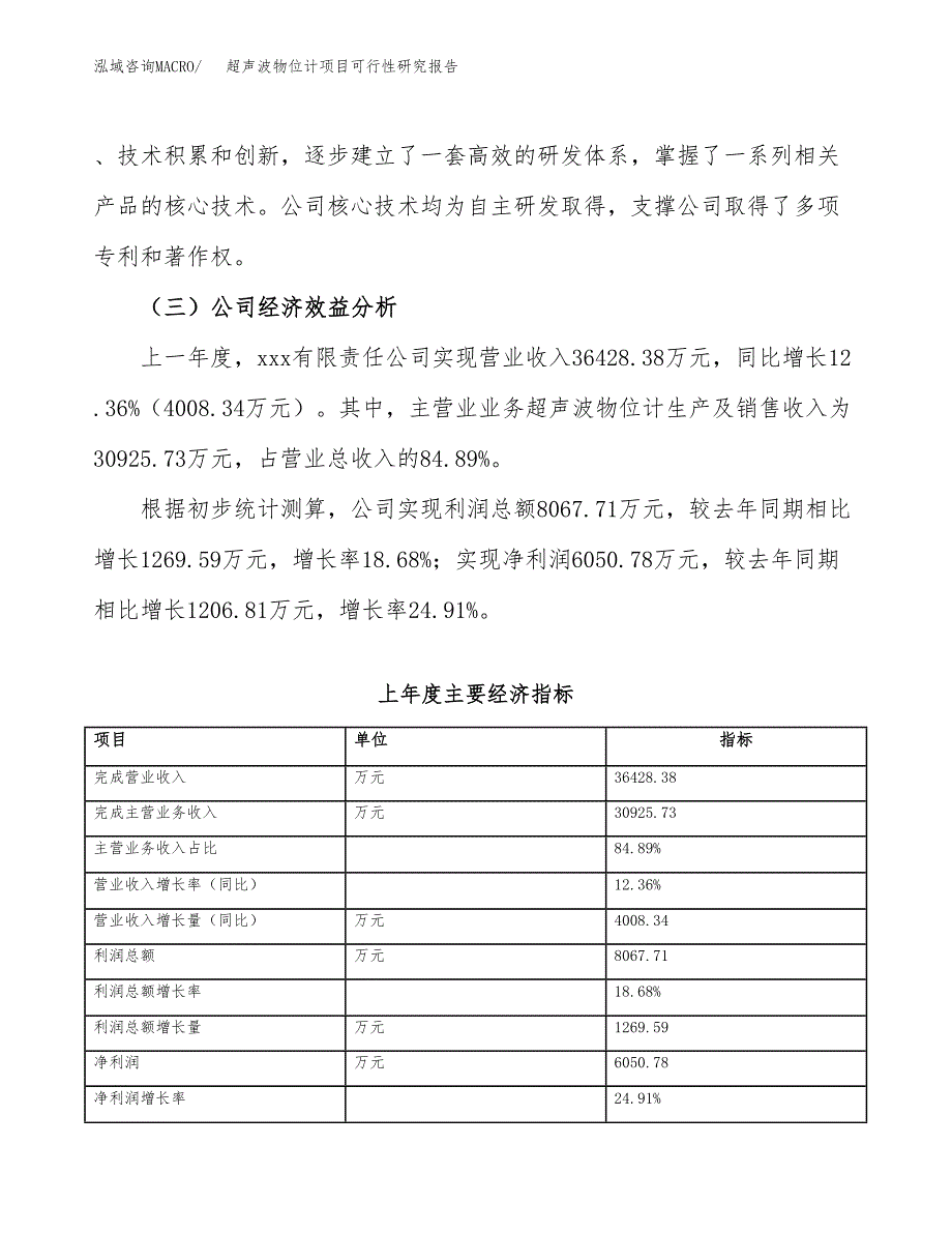 超声波物位计项目可行性研究报告（总投资18000万元）（75亩）_第4页