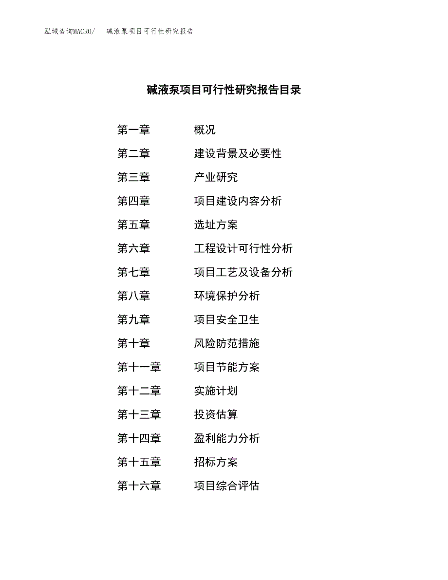 碱液泵项目可行性研究报告（总投资8000万元）（35亩）_第2页