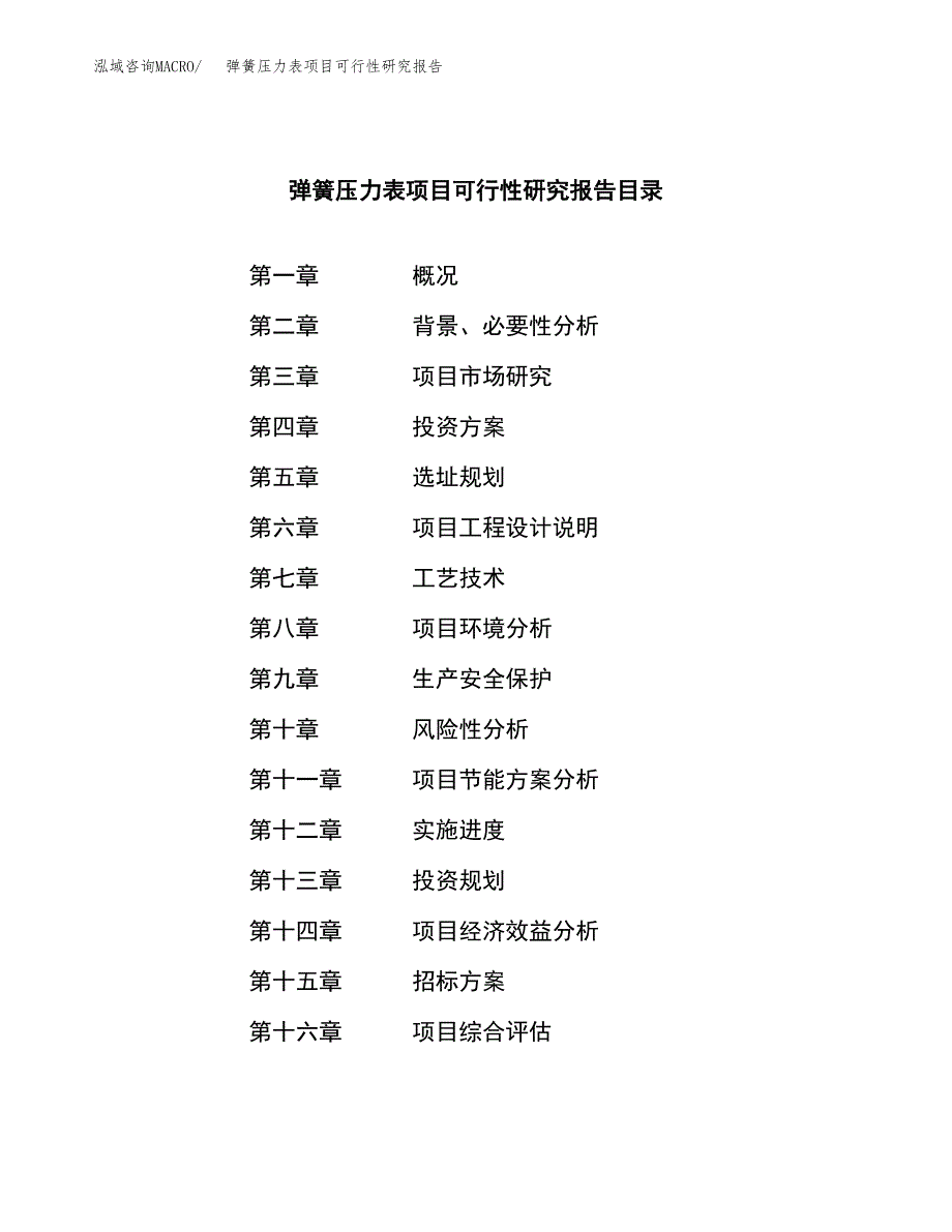 弹簧压力表项目可行性研究报告（总投资14000万元）（61亩）_第2页