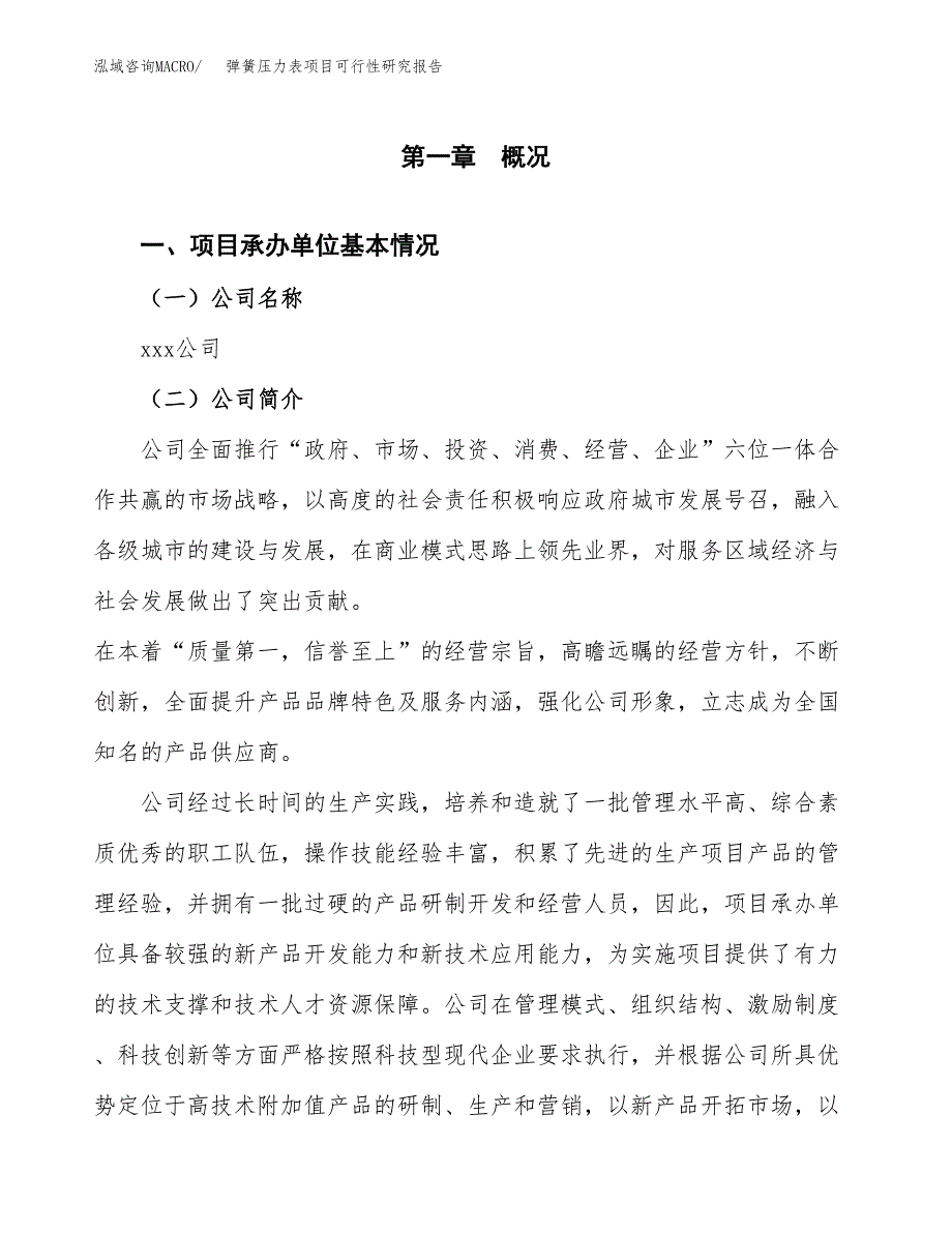 弹簧压力表项目可行性研究报告（总投资14000万元）（61亩）_第3页