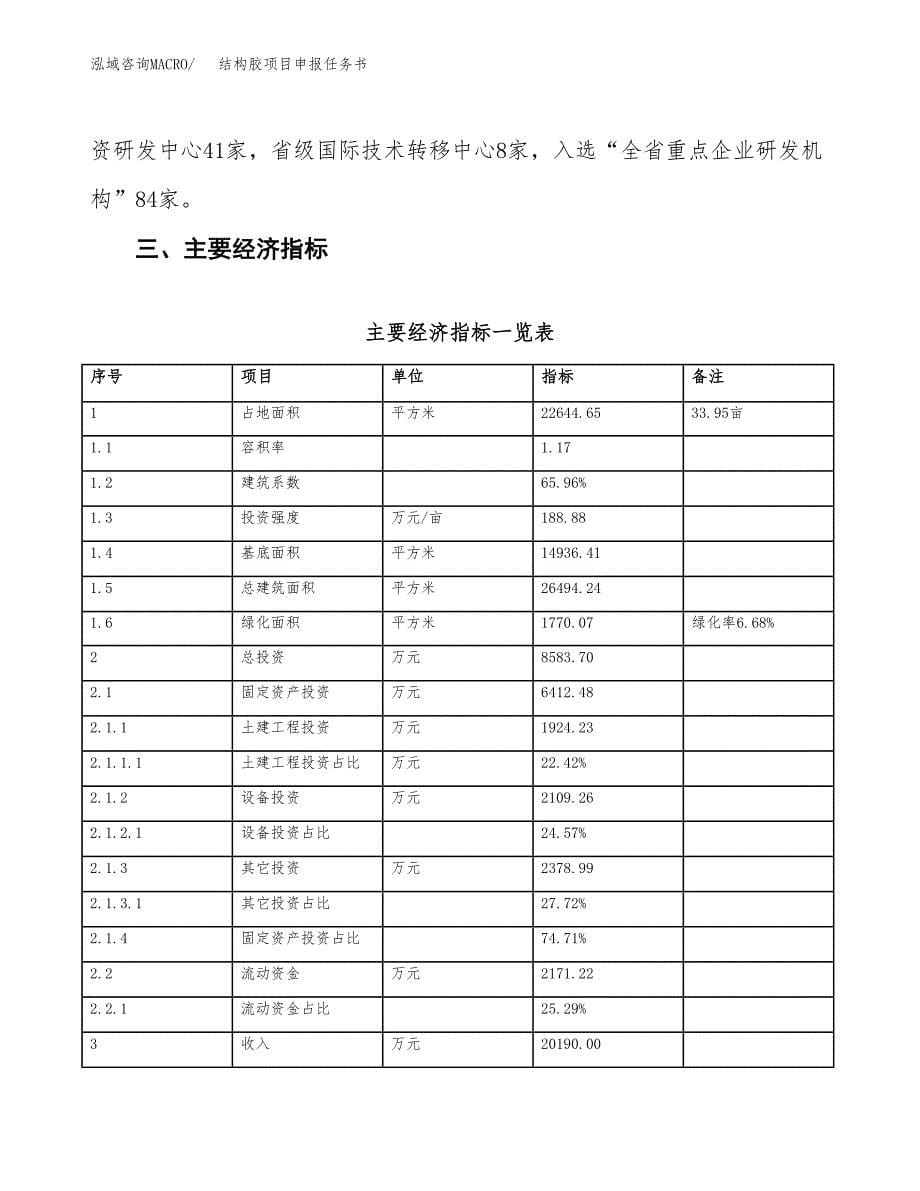 结构胶项目申报任务书.docx_第5页