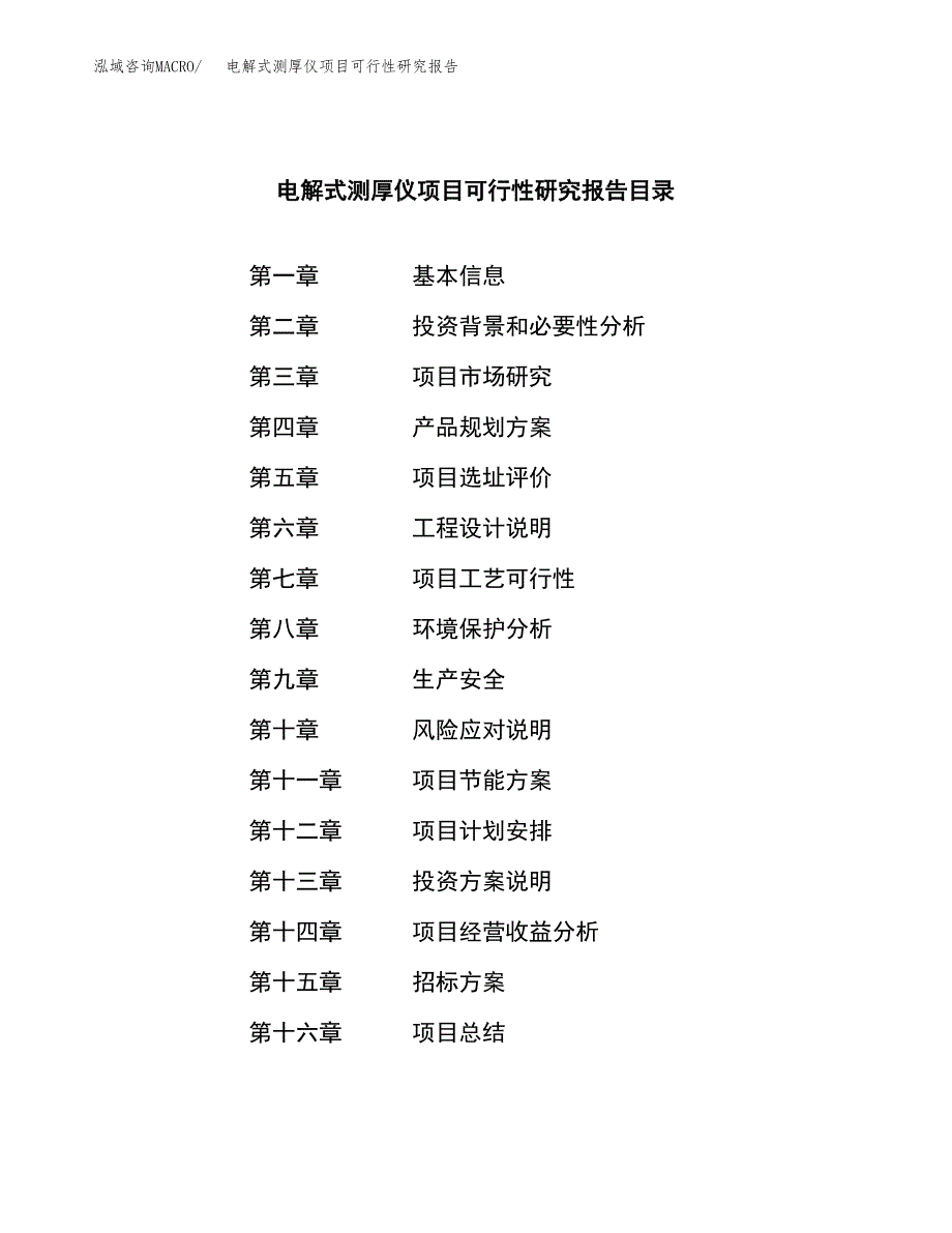 电解式测厚仪项目可行性研究报告（总投资10000万元）（51亩）_第2页