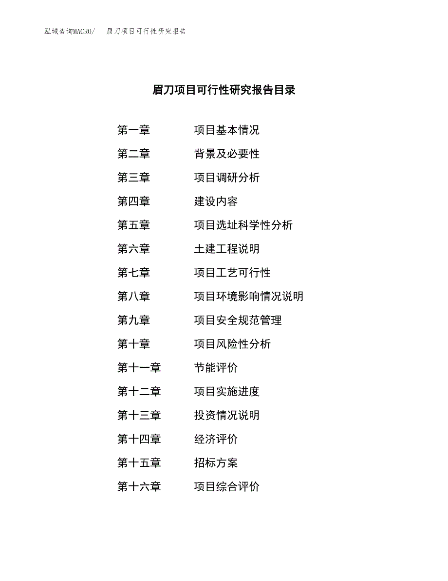 眉刀项目可行性研究报告（总投资12000万元）（41亩）_第2页