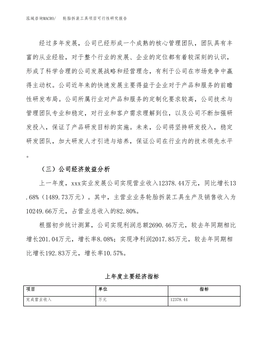 轮胎拆装工具项目可行性研究报告（总投资11000万元）（52亩）_第4页