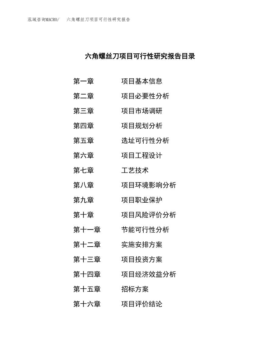 六角螺丝刀项目可行性研究报告（总投资20000万元）（87亩）_第2页