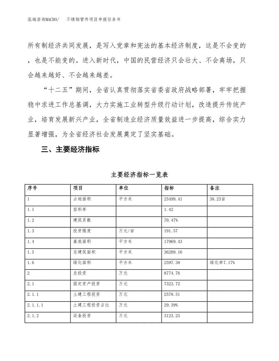 不锈钢管件项目申报任务书.docx_第5页