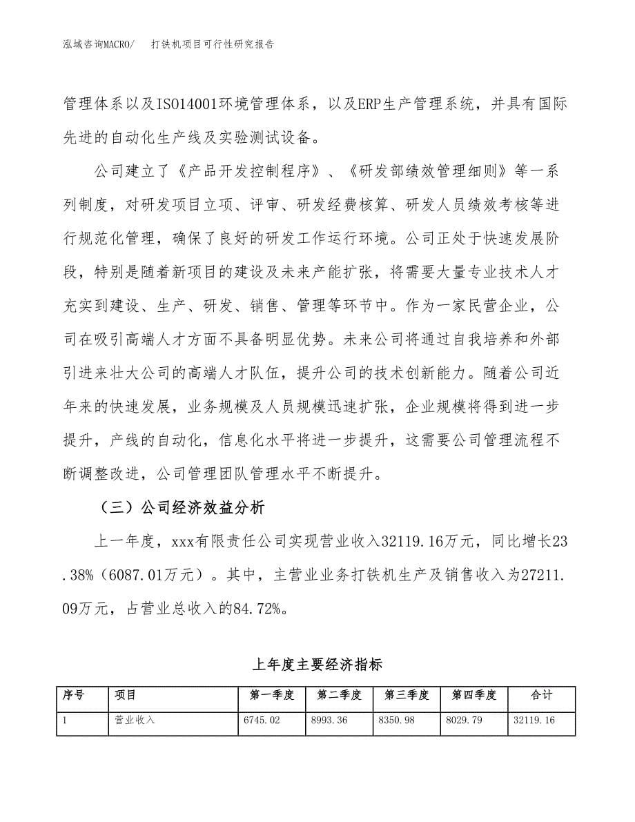 打铁机项目可行性研究报告（总投资16000万元）（65亩）_第5页