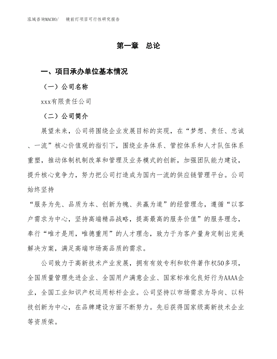 镜前灯项目可行性研究报告（总投资12000万元）（52亩）_第4页