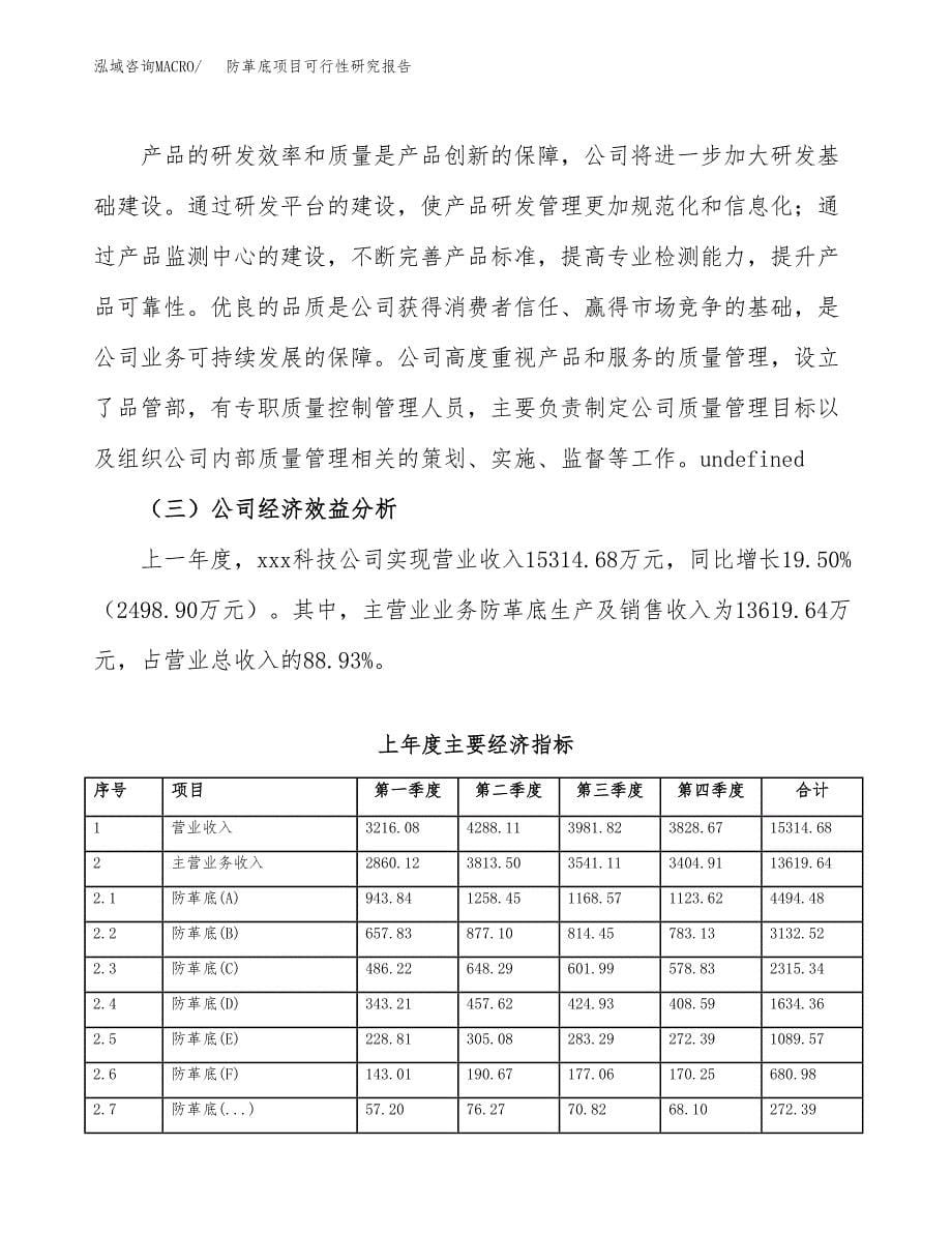 防革底项目可行性研究报告（总投资15000万元）（71亩）_第5页