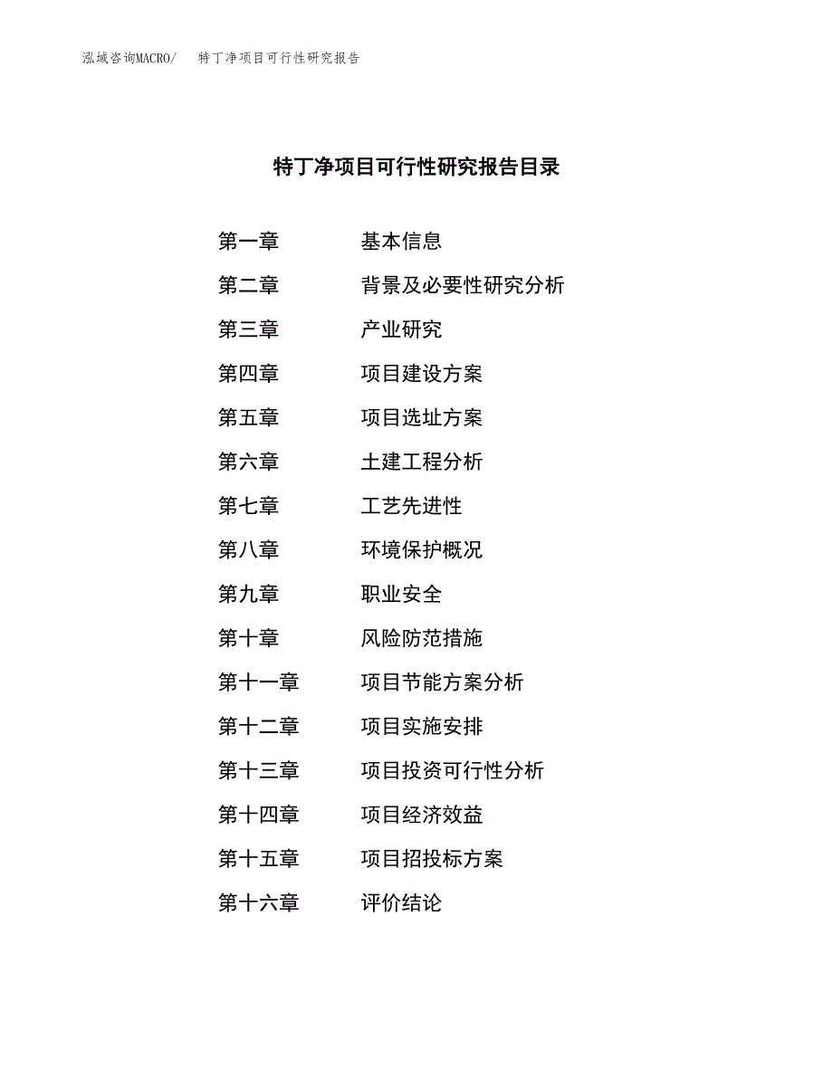 特丁净项目可行性研究报告（总投资7000万元）（32亩）_第3页