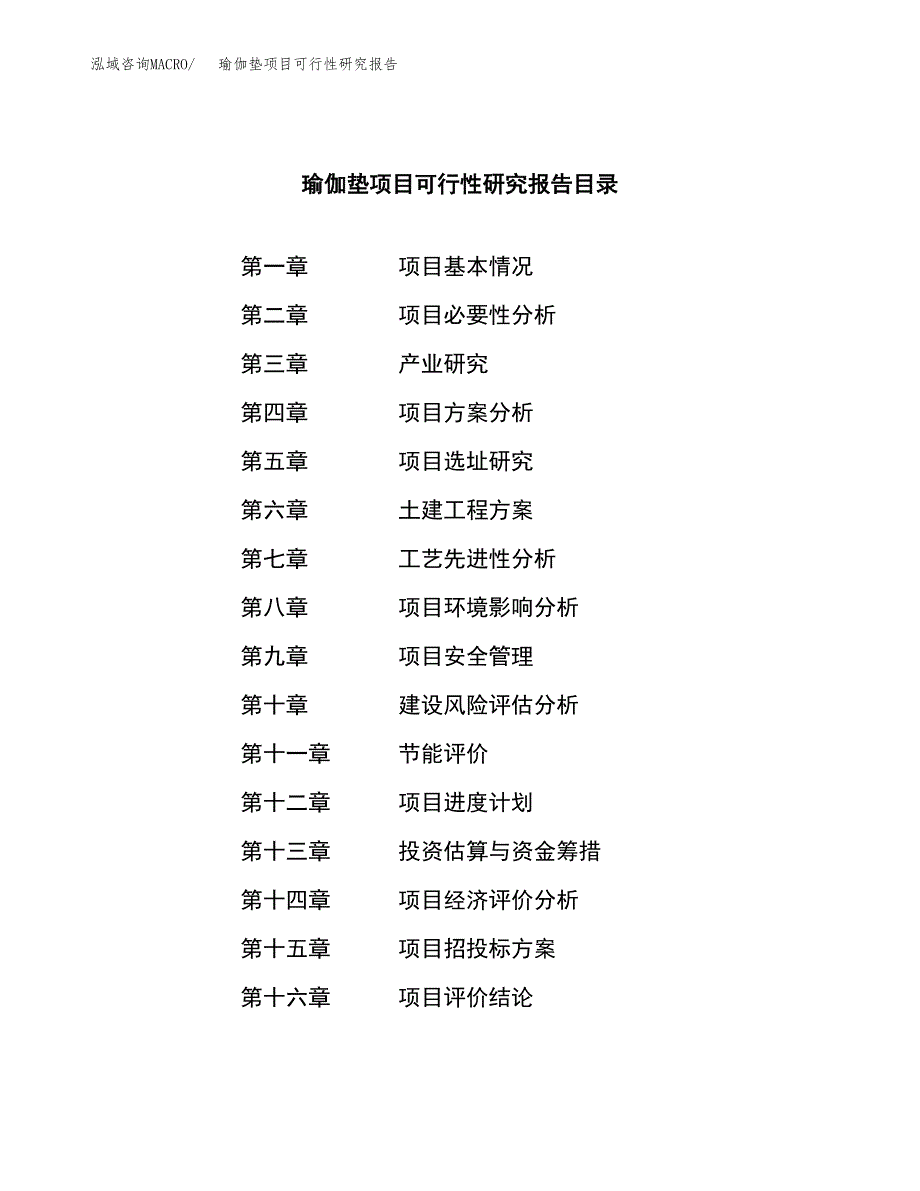 瑜伽垫项目可行性研究报告（总投资16000万元）（73亩）_第3页