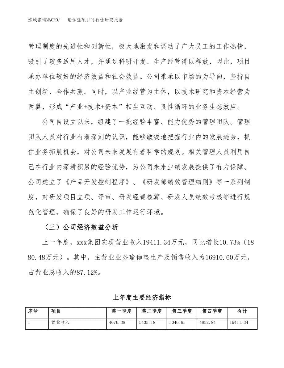 瑜伽垫项目可行性研究报告（总投资16000万元）（73亩）_第5页