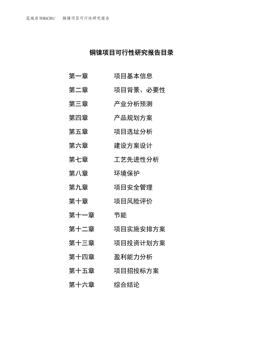 铜镍项目可行性研究报告（总投资9000万元）（44亩）_第3页