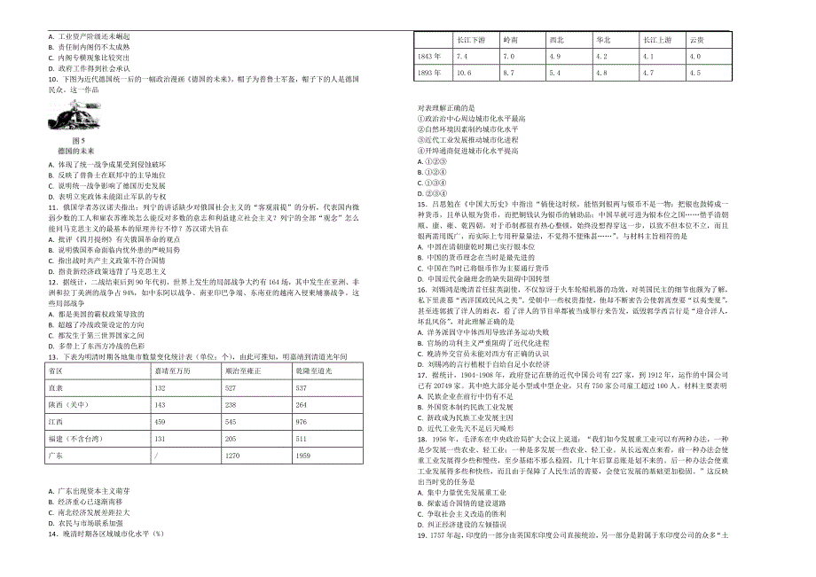 【百所名校】2017-2018年江西省抚州市高二下学期期中考历史试题（解析版）.doc_第2页