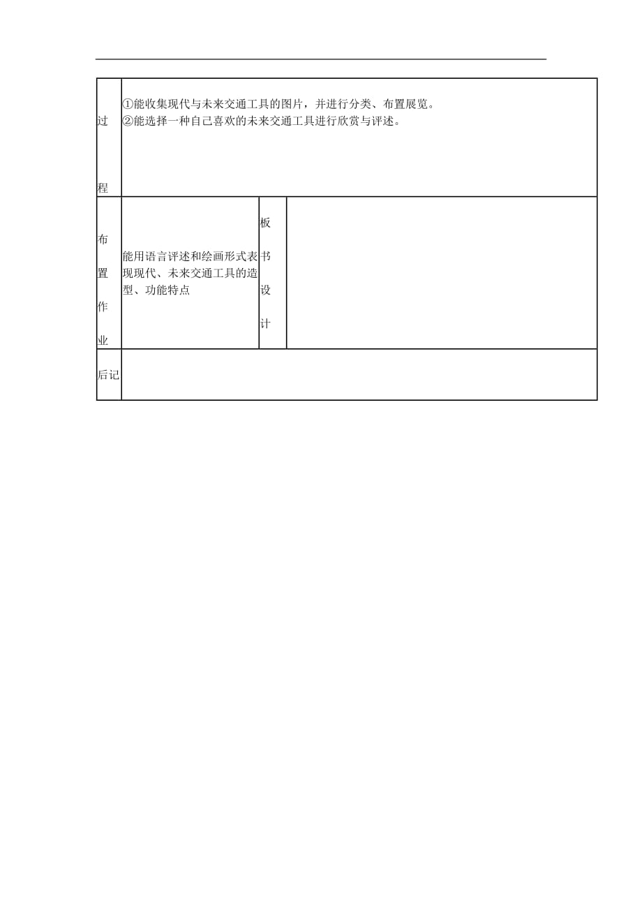 三年级下美术教案现在与未来的交通工具岭南版_第2页