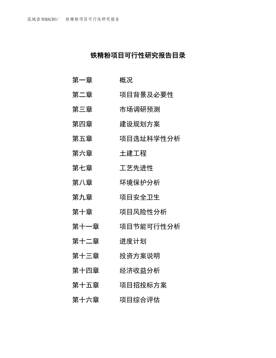 铁精粉项目可行性研究报告（总投资19000万元）（79亩）_第3页