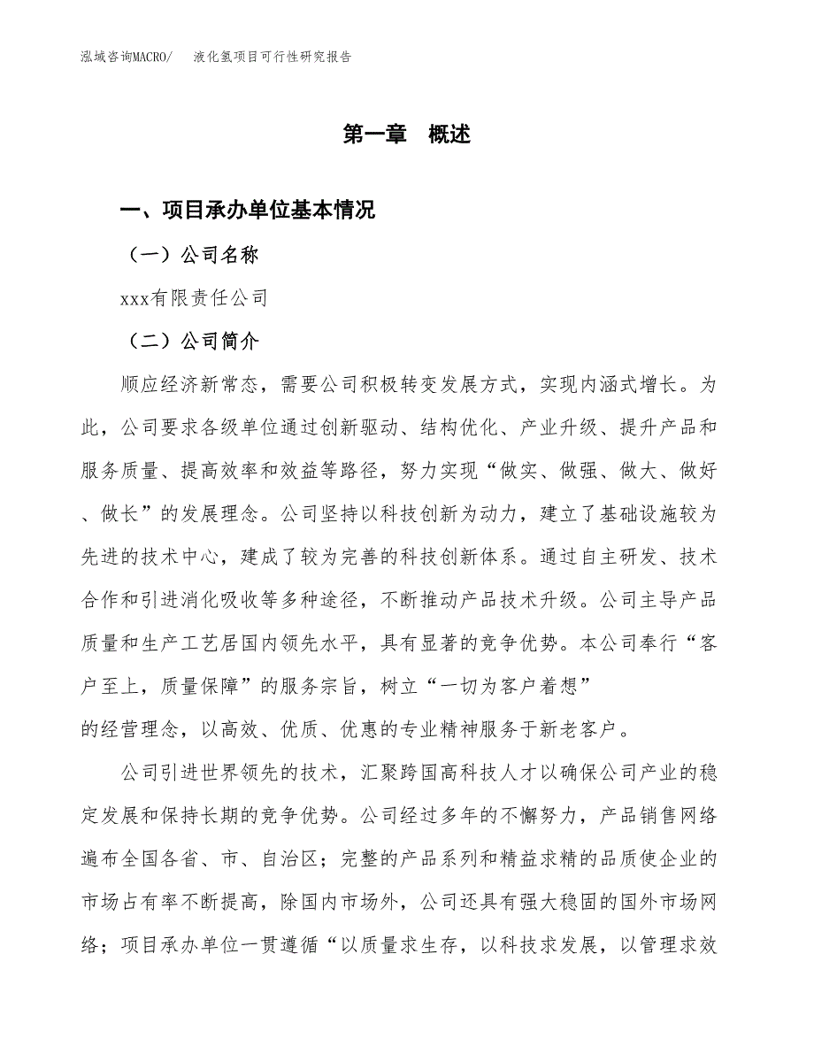 液化氢项目可行性研究报告（总投资8000万元）（30亩）_第4页