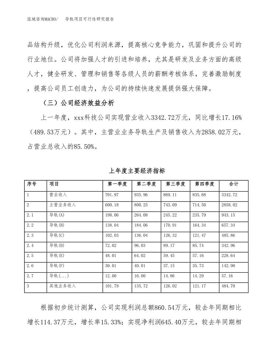 导轨项目可行性研究报告（总投资3000万元）（15亩）_第5页