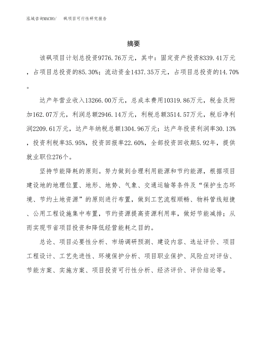 砜项目可行性研究报告（总投资10000万元）（42亩）_第2页