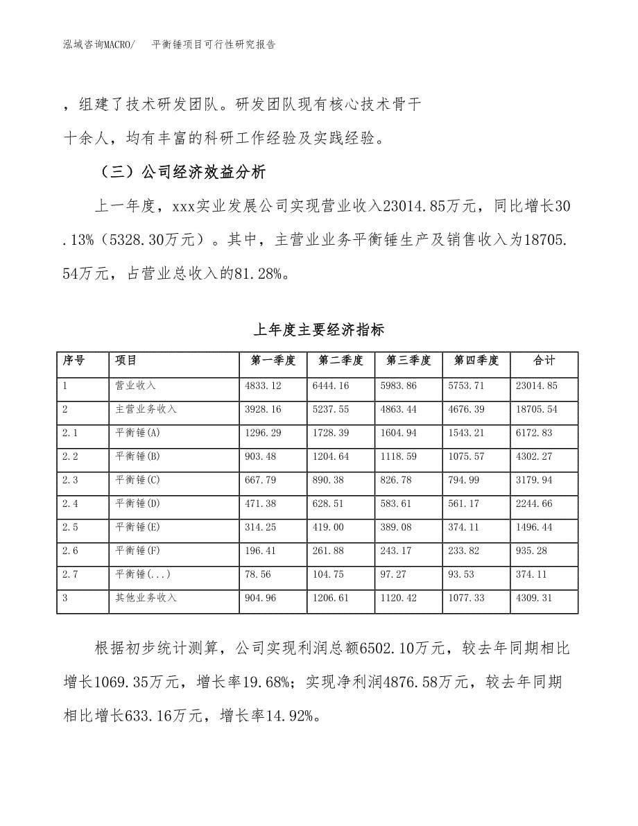 平衡锤项目可行性研究报告（总投资12000万元）（59亩）_第5页