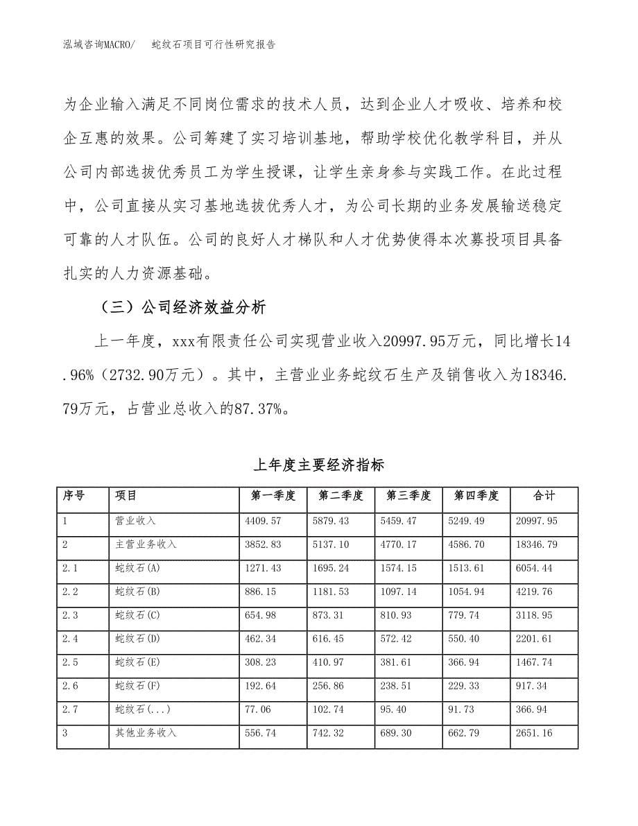 蛇纹石项目可行性研究报告（总投资14000万元）（63亩）_第5页