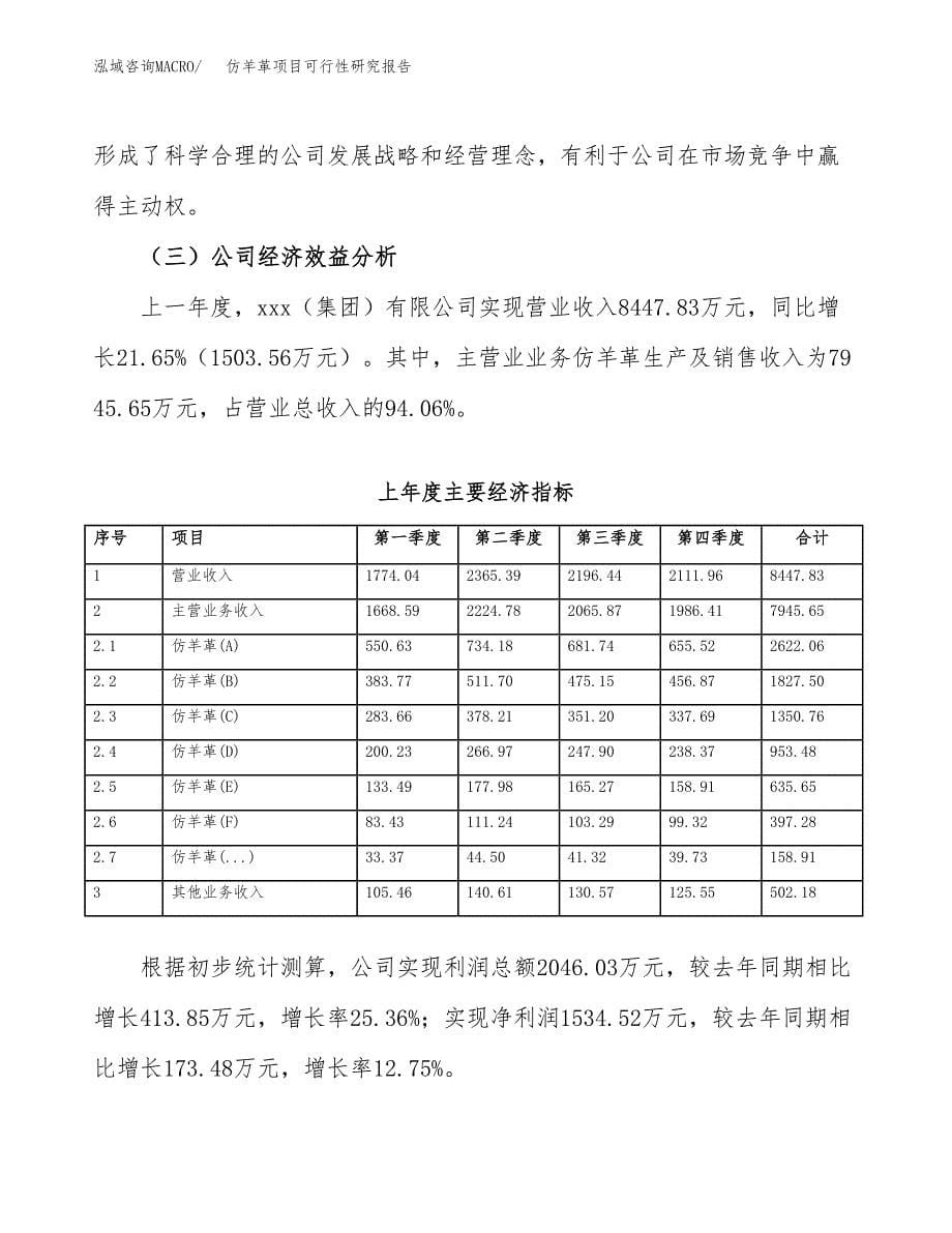 仿羊革项目可行性研究报告（总投资5000万元）（16亩）_第5页