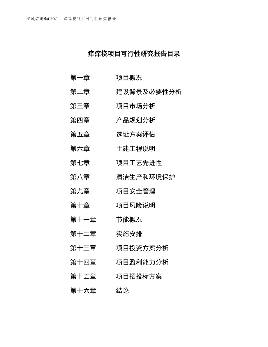 痒痒挠项目可行性研究报告（总投资8000万元）（34亩）_第3页