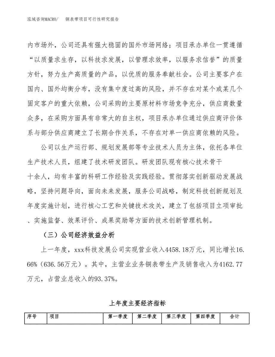 铜表带项目可行性研究报告（总投资3000万元）（12亩）_第5页