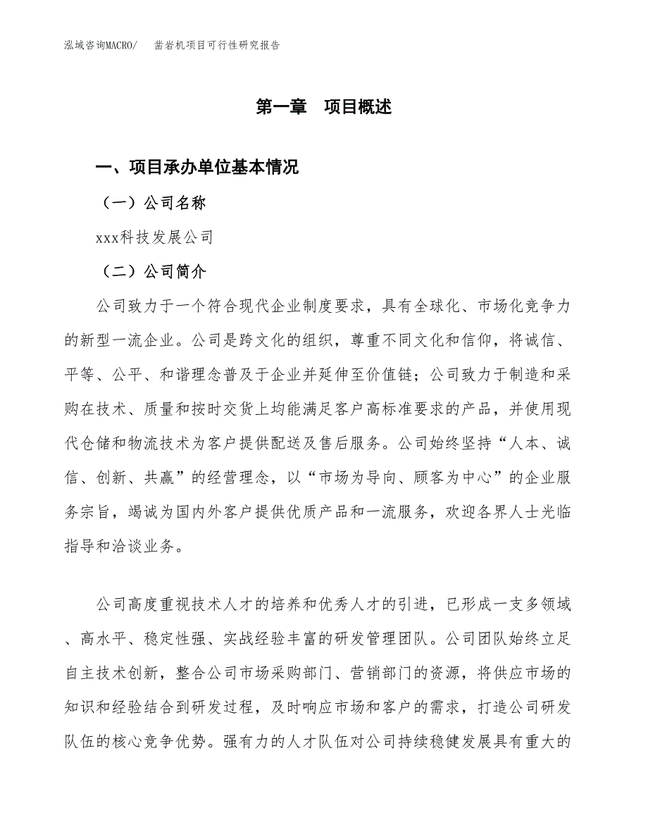 凿岩机项目可行性研究报告（总投资16000万元）（61亩）_第4页