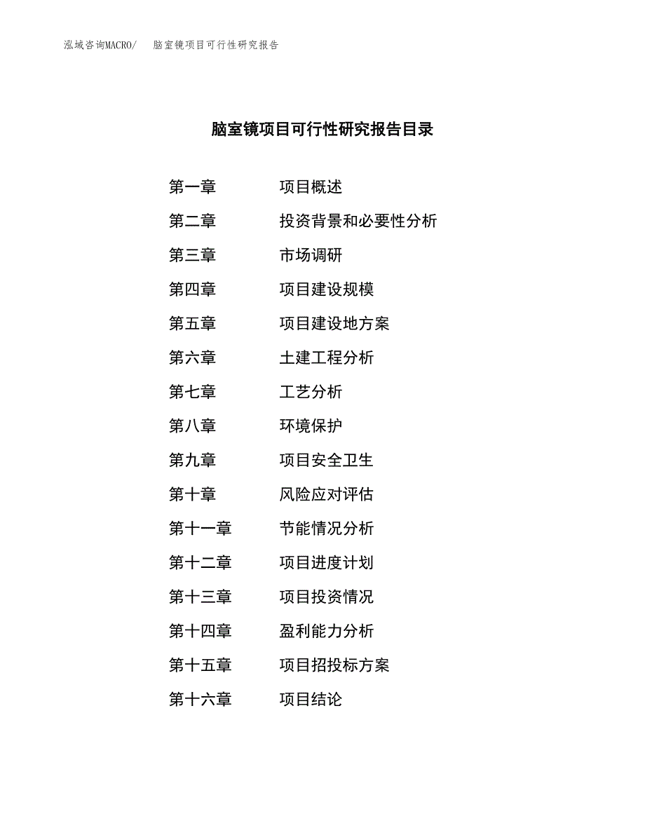 脑室镜项目可行性研究报告（总投资14000万元）（65亩）_第3页