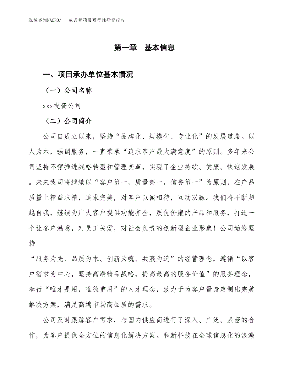 成品带项目可行性研究报告（总投资15000万元）（68亩）_第4页