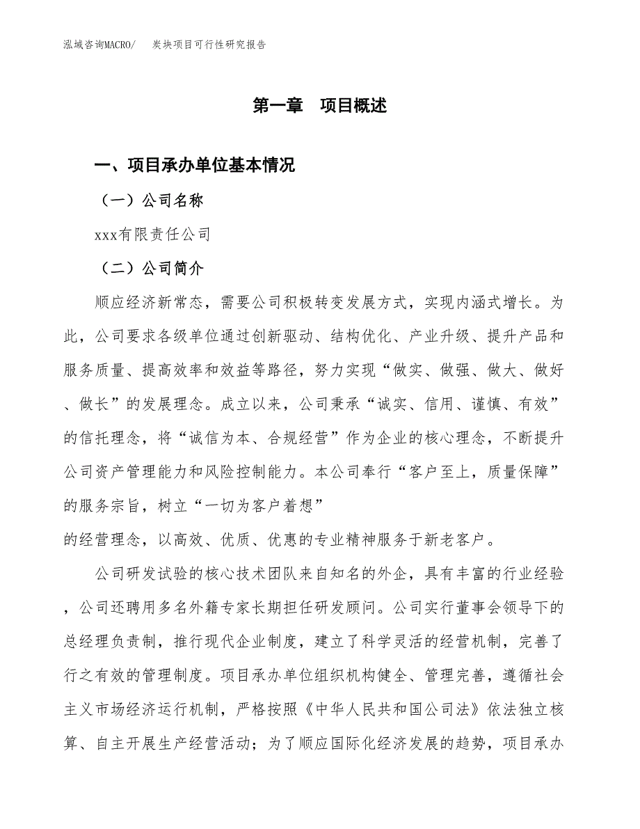 炭块项目可行性研究报告（总投资9000万元）（32亩）_第4页