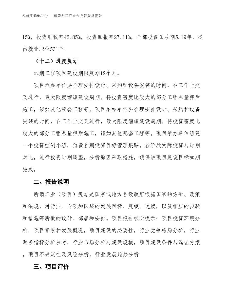 增强剂项目合作投资分析报告(范本).docx_第5页