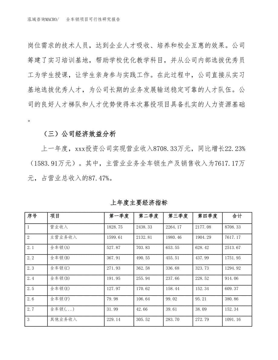 全车锁项目可行性研究报告（总投资12000万元）（61亩）_第5页