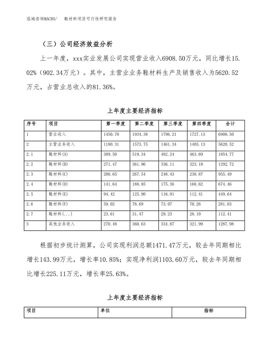 鞋材料项目可行性研究报告（总投资4000万元）（15亩）_第5页