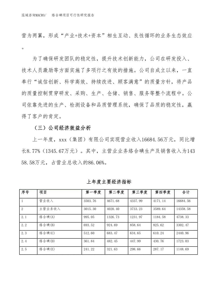 络合碘项目可行性研究报告（总投资9000万元）（38亩）_第5页