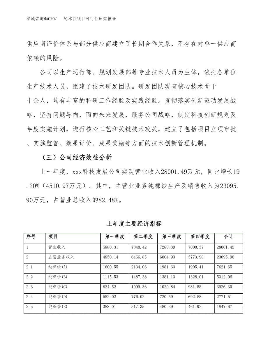 纯棉纱项目可行性研究报告（总投资18000万元）（87亩）_第5页