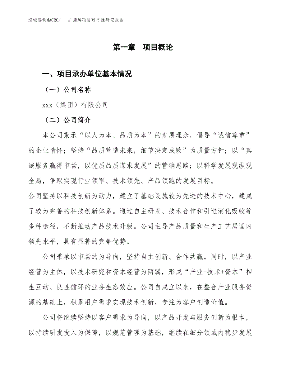 拼接屏项目可行性研究报告（总投资17000万元）（73亩）_第4页