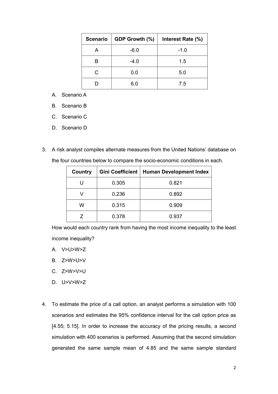 FRM考试2015年5月真题_第2页