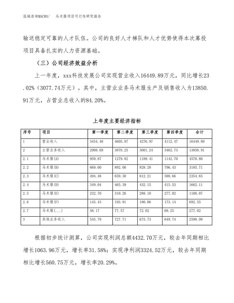 马术服项目可行性研究报告（总投资10000万元）（51亩）_第5页