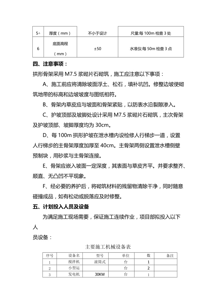 拱形骨架K72+808K74+000开工_第4页