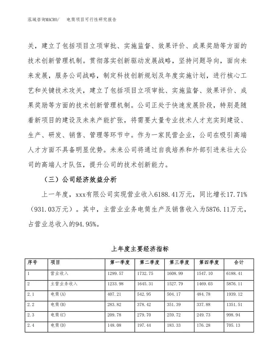 电筒项目可行性研究报告（总投资6000万元）（27亩）_第5页