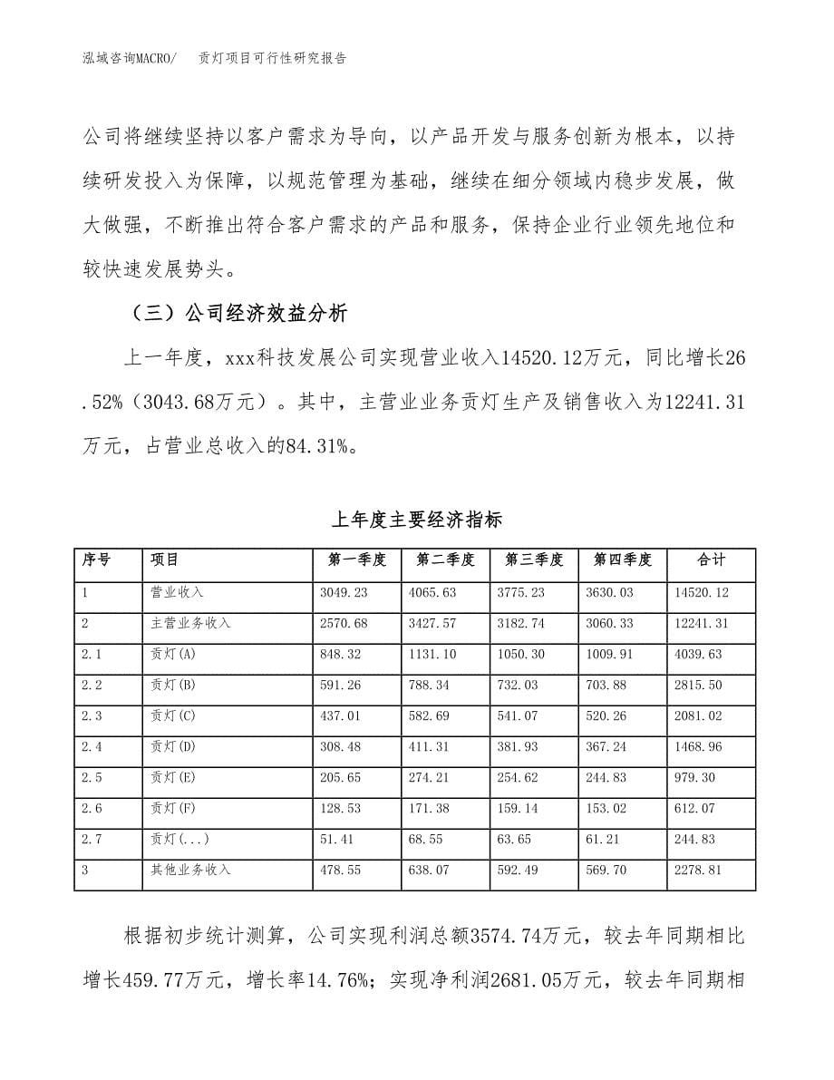 贡灯项目可行性研究报告（总投资13000万元）（72亩）_第5页